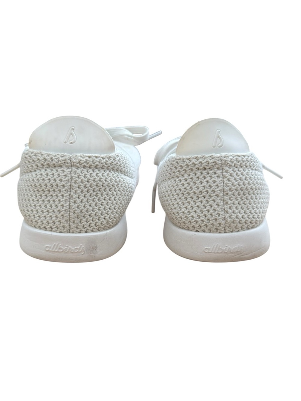 allbirds Women’s White Knit Runner Sneakers - Picture 4 of 6